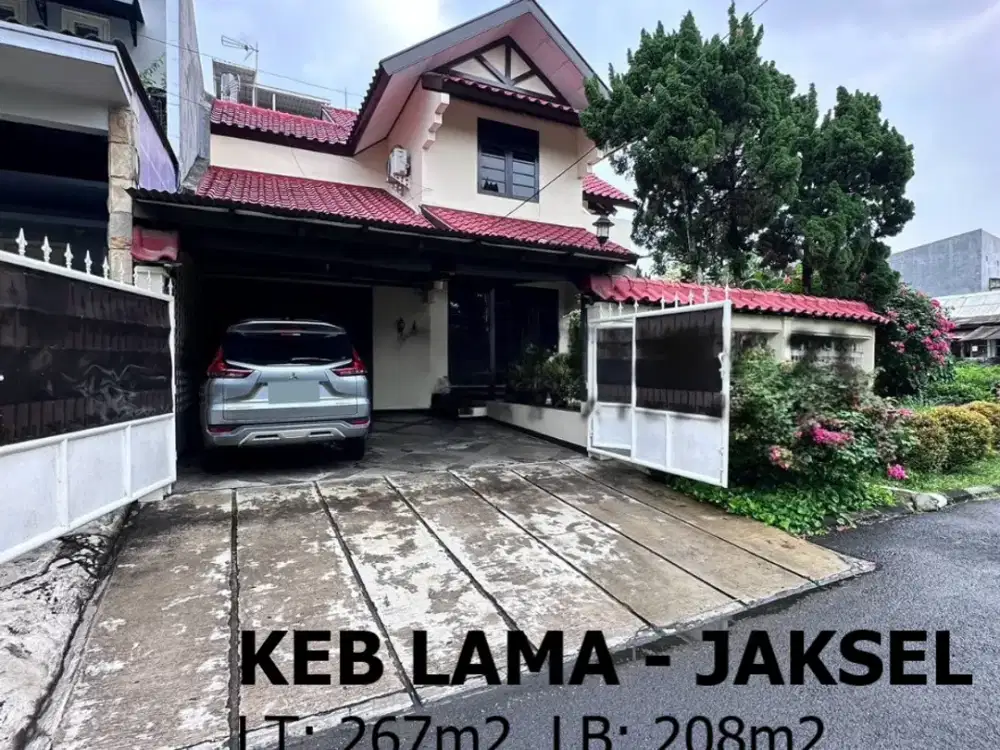 Rumah Hook 2 Lt di Area Premium Jakarta Selatan Siap Huni -14549