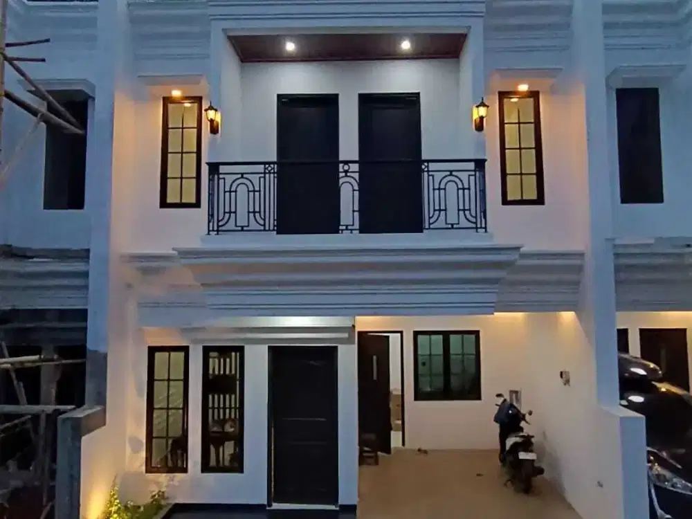 rumah mewah 2 lantai bintaro american classic