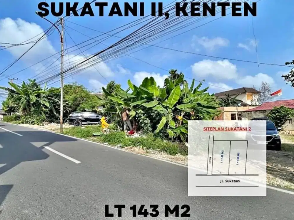 Tanah pinggir jalan sukatani 2