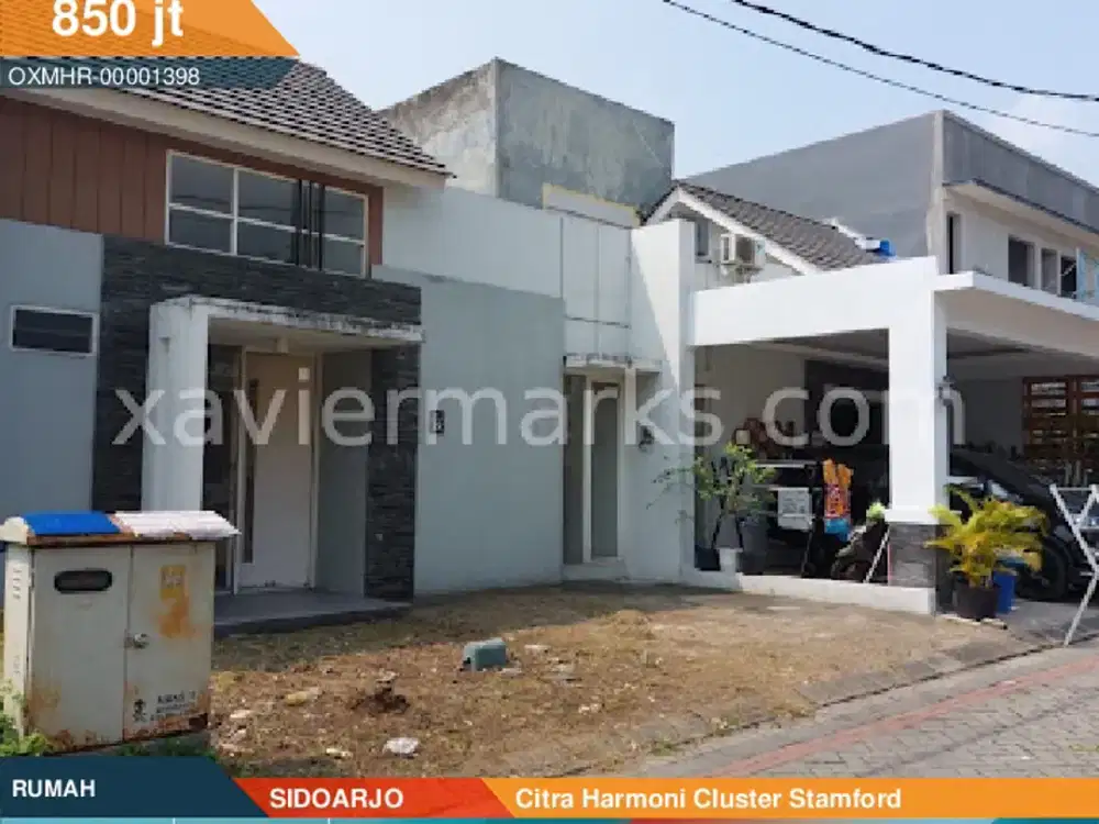Rumah SHM Citra Harmoni sidoarjo 8x12 cluster stamford  1 kamar tidur