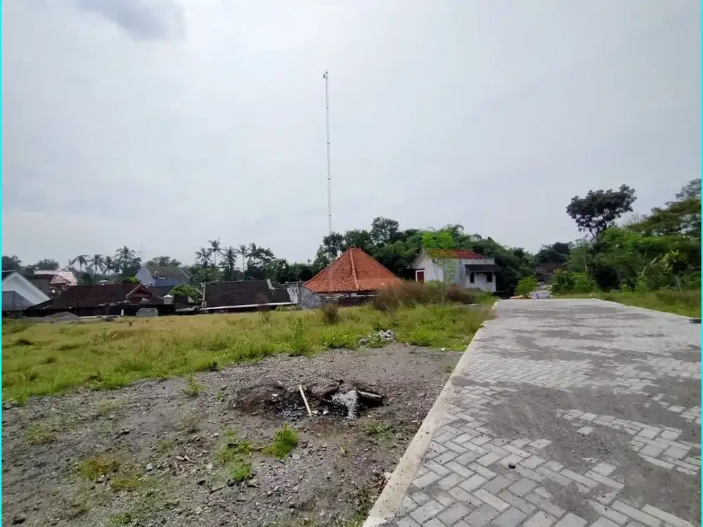 Tanah Purwomartani Strategis Tepi Jl Aspal/Jl Raya Dkt RS PDHI Kalasan