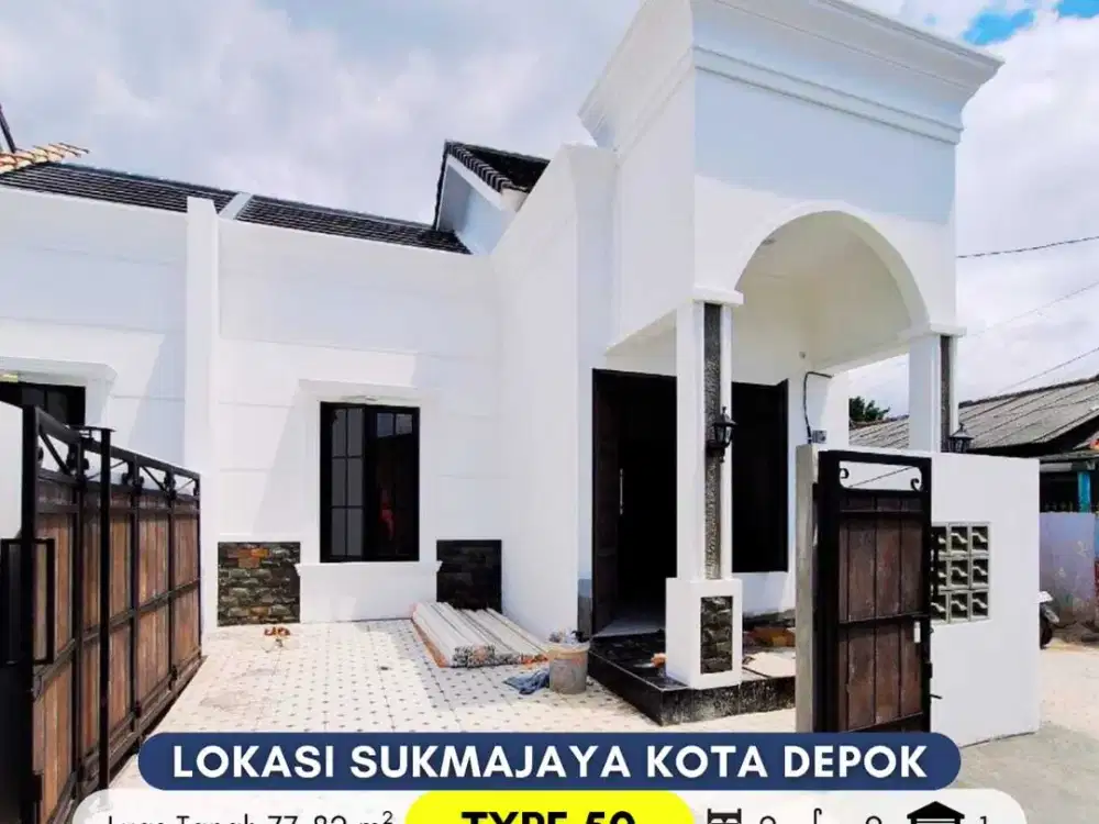 Rumah cantik di Sukmajaya Depok
