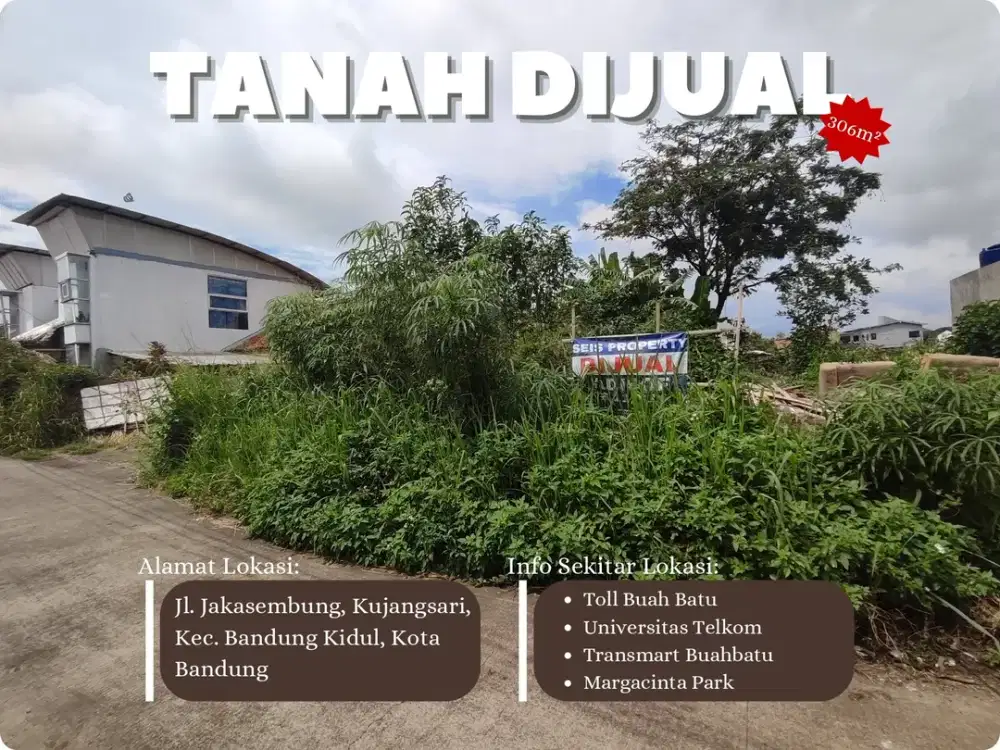 Tanah Kavling Strategis 100 m² Di Kujangsari SHM Tersedia 3 Unit