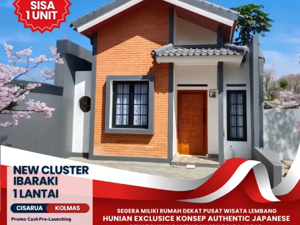 Rumah Murah Lembang  Dekat Dusun Bambu