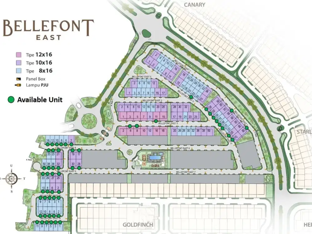 Dijual rumah Elit Bellefont East The Springs Summarecon Serpong