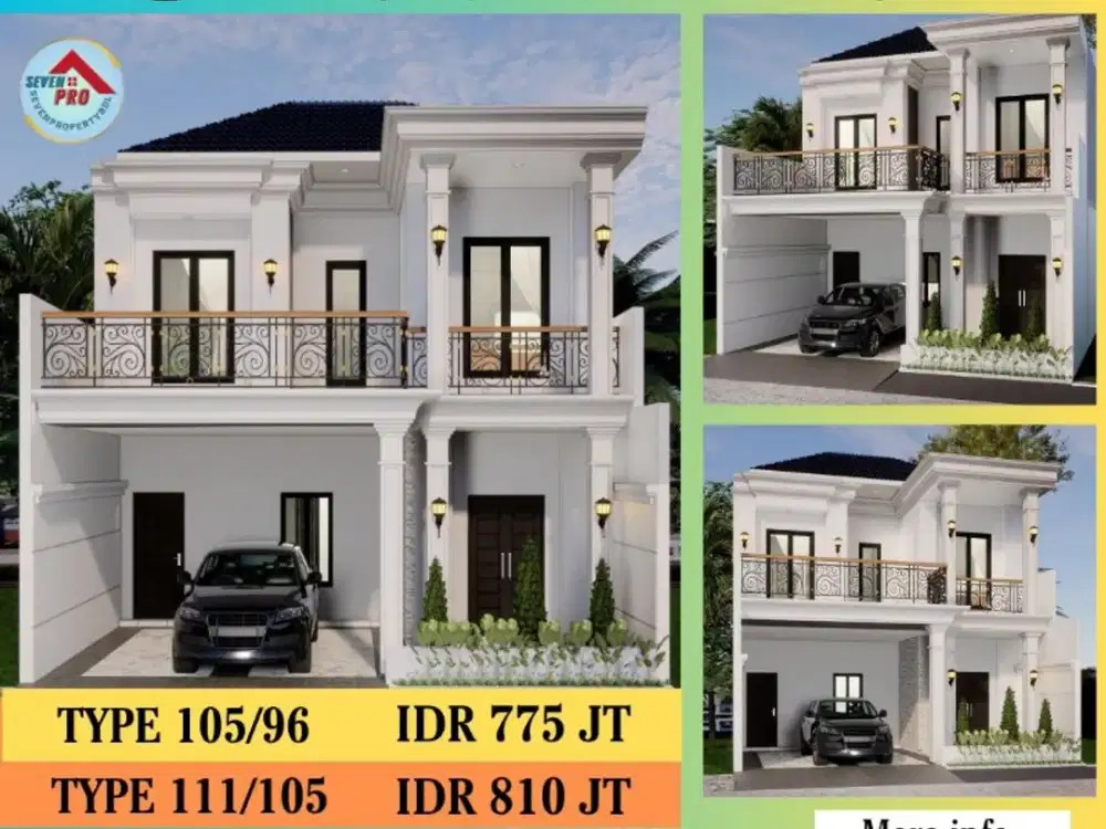 HUNIAN 2 LANTAI MEWAH MEGAH MODERN STRATEGIS DKT PSR WAYKANDIS