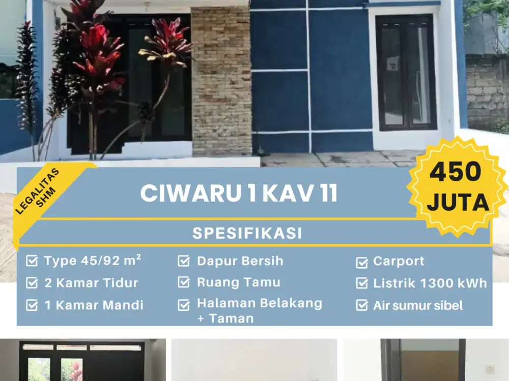 Rumah minimalis kota madya bandung