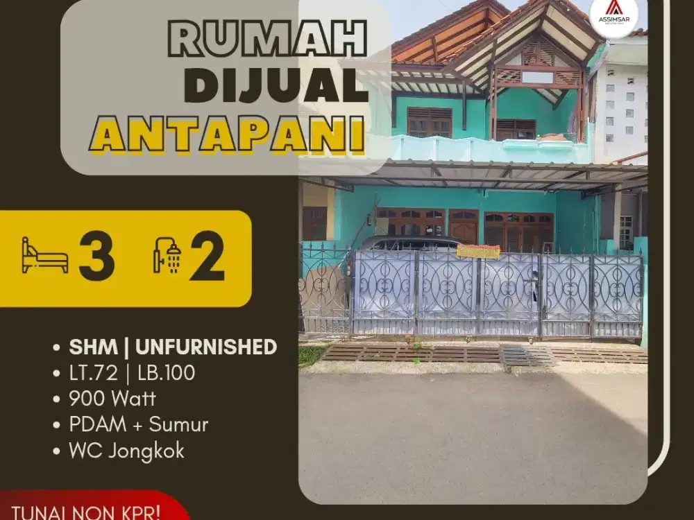 Rumah Antapani Bandung dkt Arcamanik Kiaracondong Mandalajati Buahbatu