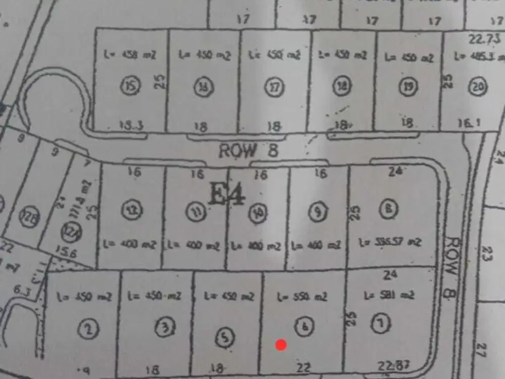 DIJUAL MURAH KAVLING VILLA GOLF REGENCY E4