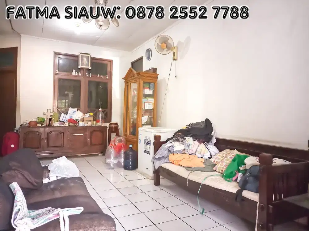 Dijual rumah tua (hitung tanah saja) di Villa Melati Mas