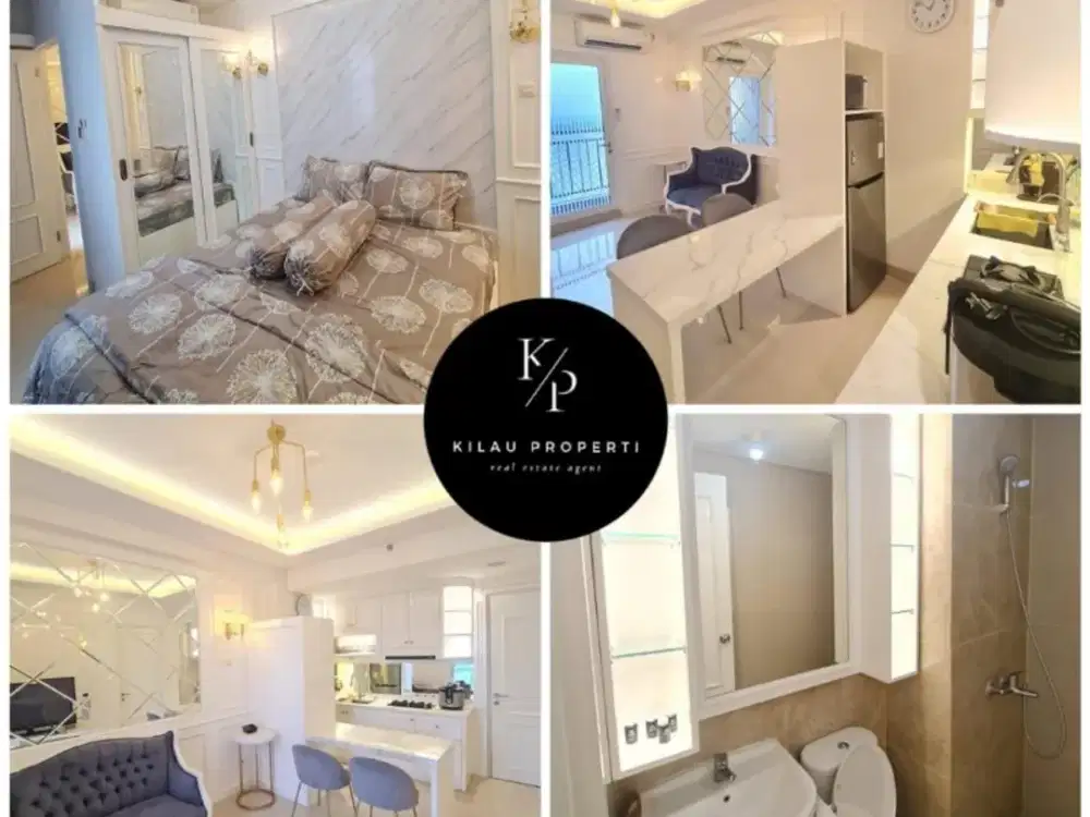 Dijual cepat Apartemen Full Furnish type 2 BR Corner Transpark Cibubur