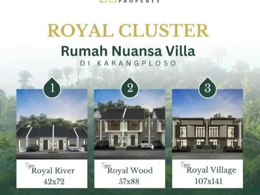 Rumah Nuansa Villa di Karangploso - Royal Wood Tirtasani