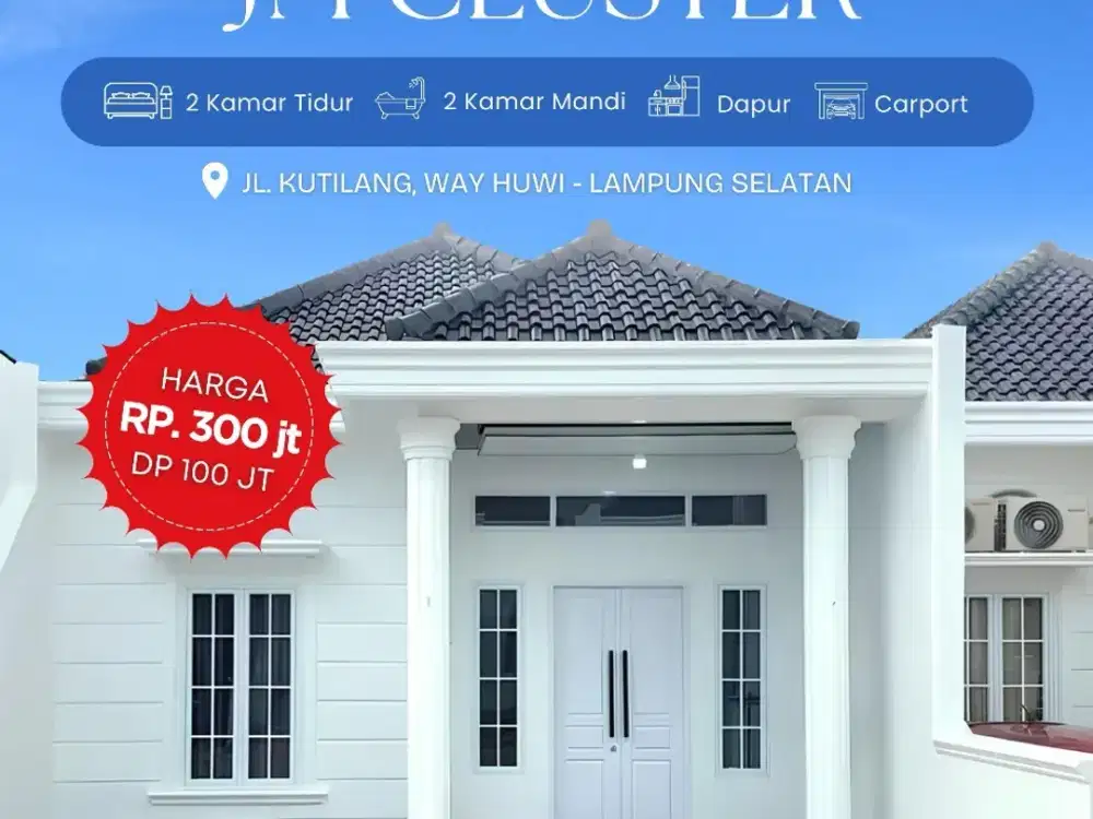 RUMAH MURAH DEKAT RS AIRAN RAYA DAN KAMPUS ITERA