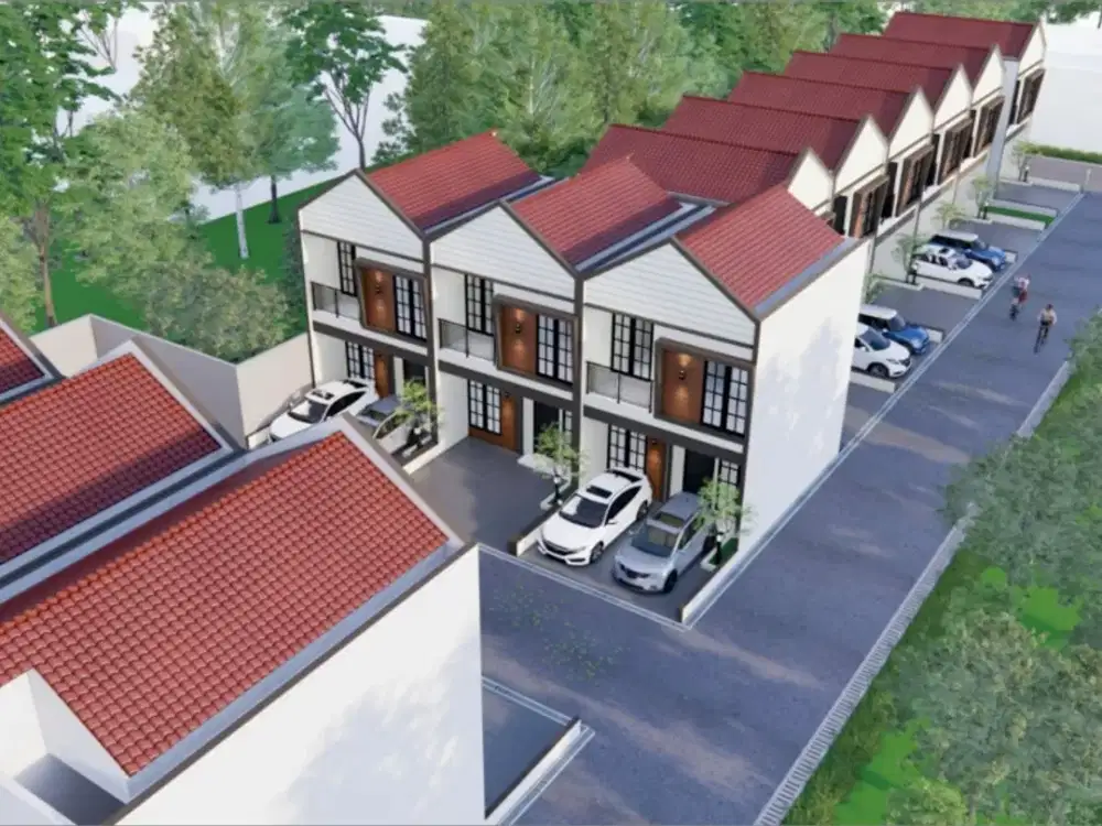 HUNIAN 1,2 M an FREE KANOPI DEKET KE JALAN RAYA