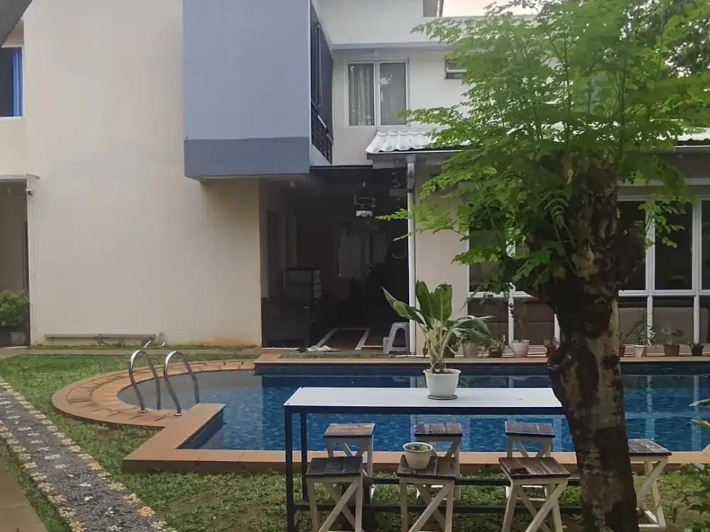 Dijual BU Rumah Mewah Paviliun Style di Delatinos BSD Tangerang