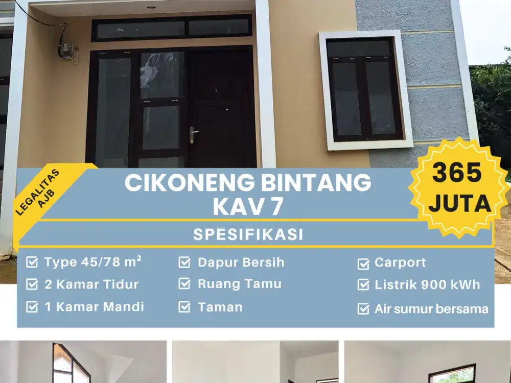 Rumah datar pinggir kota