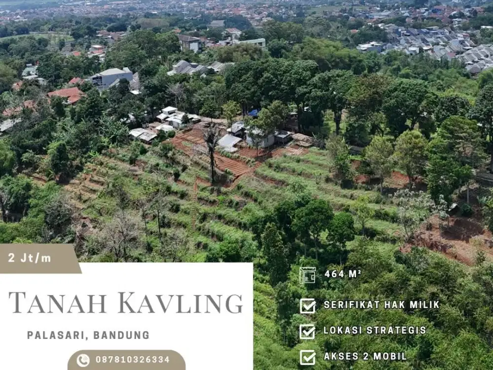Tanah Kavling Palasari Kota Bandung Cocok Buat Investasi