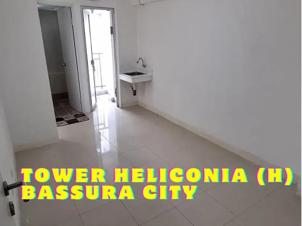 SEWA MURAH 2BR UNFURNISHED TOWER H UNIT TERBATAS APARTMEN BASSURA CITY