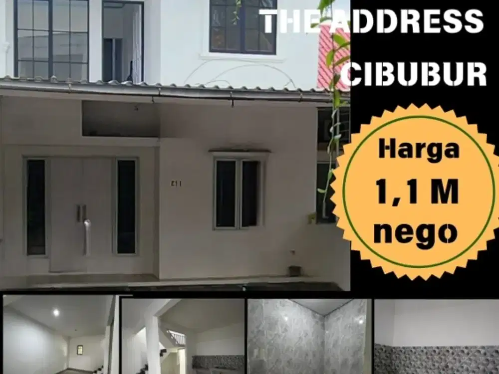 SIAP HUNI - BARU RENOV THE ADDRESS CIBUBUR