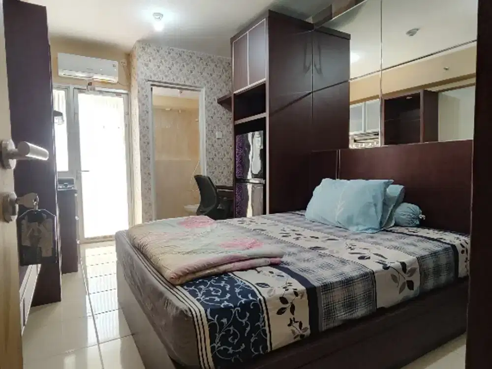 sewa tahunan studio full furnish apartemen educity by Citihome