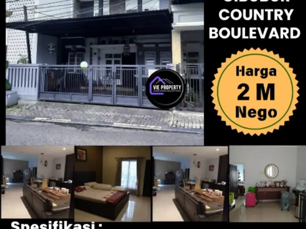 Di Jual rmh bagus harga murah masih bisa nego cibubur country