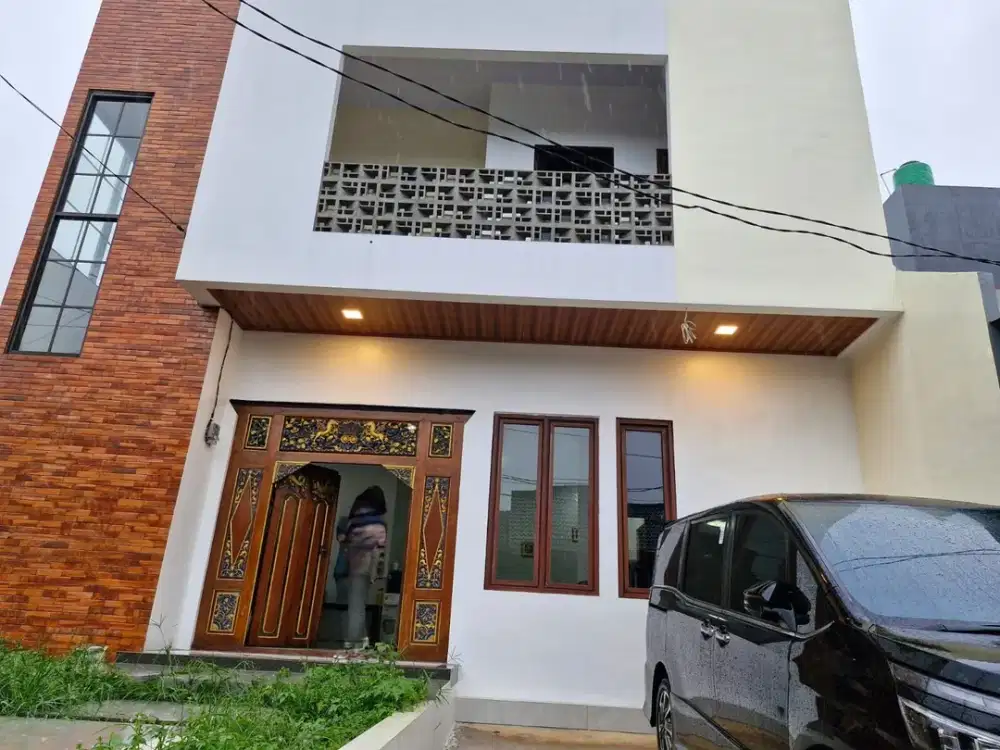 Rumah baru Hoek Perumahan Permata Cimanggis Jl Raya Tapos Depok