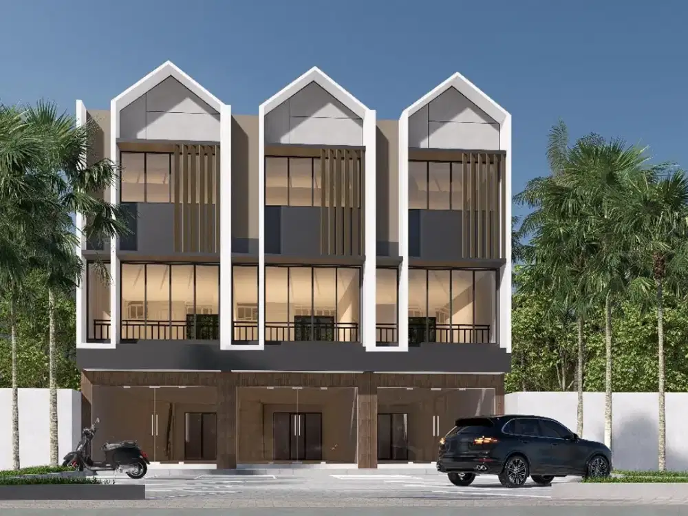 ruko baru 3 lantai view laut di bypass nusa dua, harga perdana