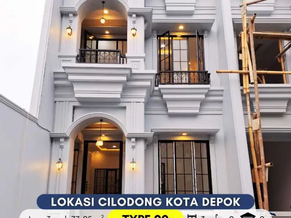 Rumah mewah 2 lantai Sukmajaya