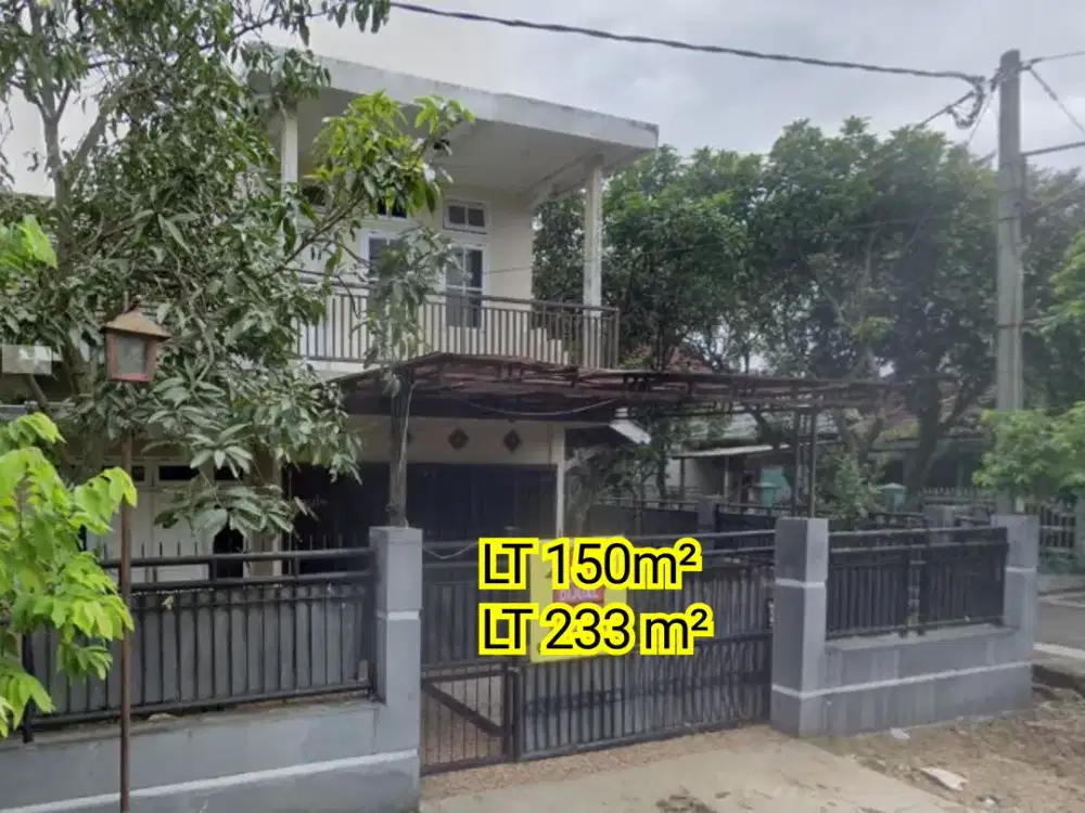 Dijual Rumah Hook SHM Bebas Banjir di Perum Sawojajar Malang