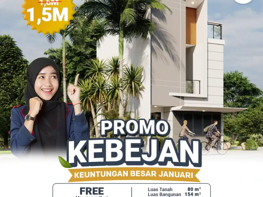 JUAL KOST 10 KAMAR DEPAN PERSIS KAMPUS UMM 3