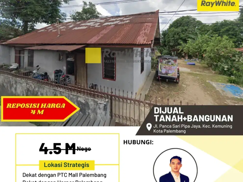 DIJUAL TANAH DAN BANGUNAN