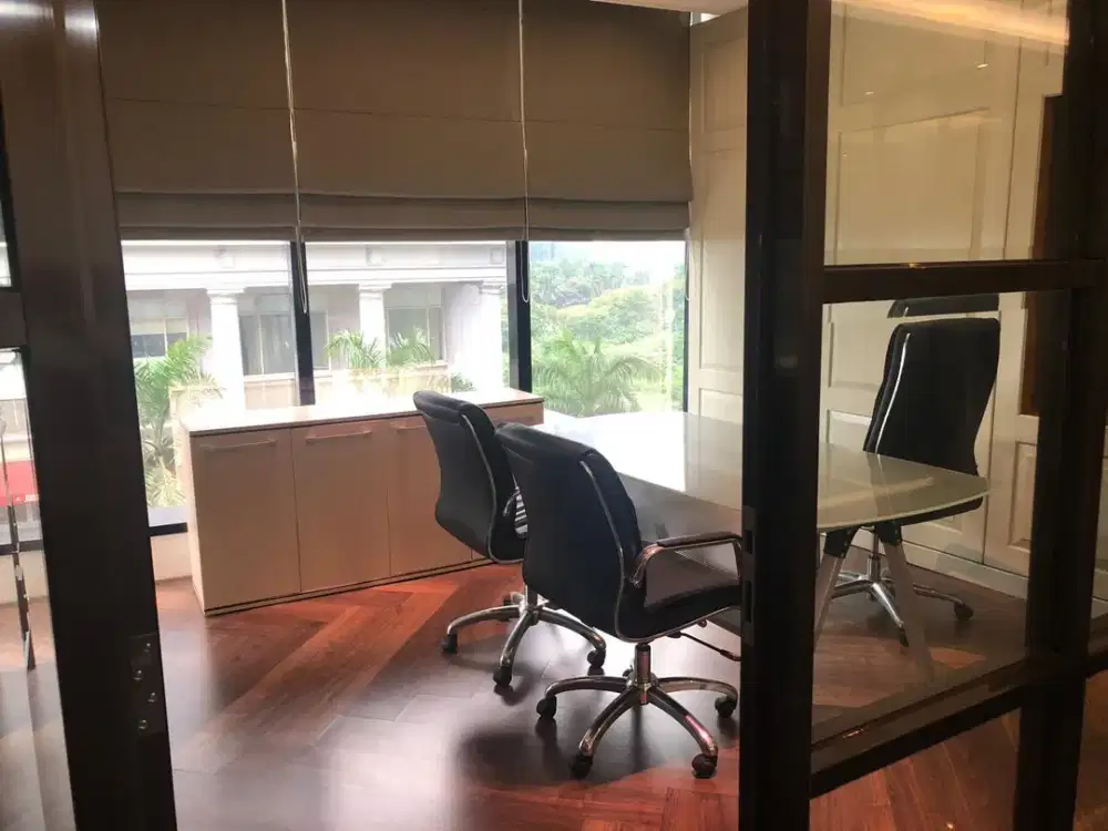 JUAL KANTOR DI JAKARTA SELATAN MEGA KUNINGAN 365M2 FURNISH 15,5M NEGO