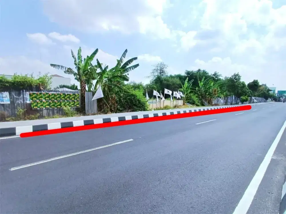 Tanah Super Strategis Lokasi Tepi Jl.Raya Laweyan