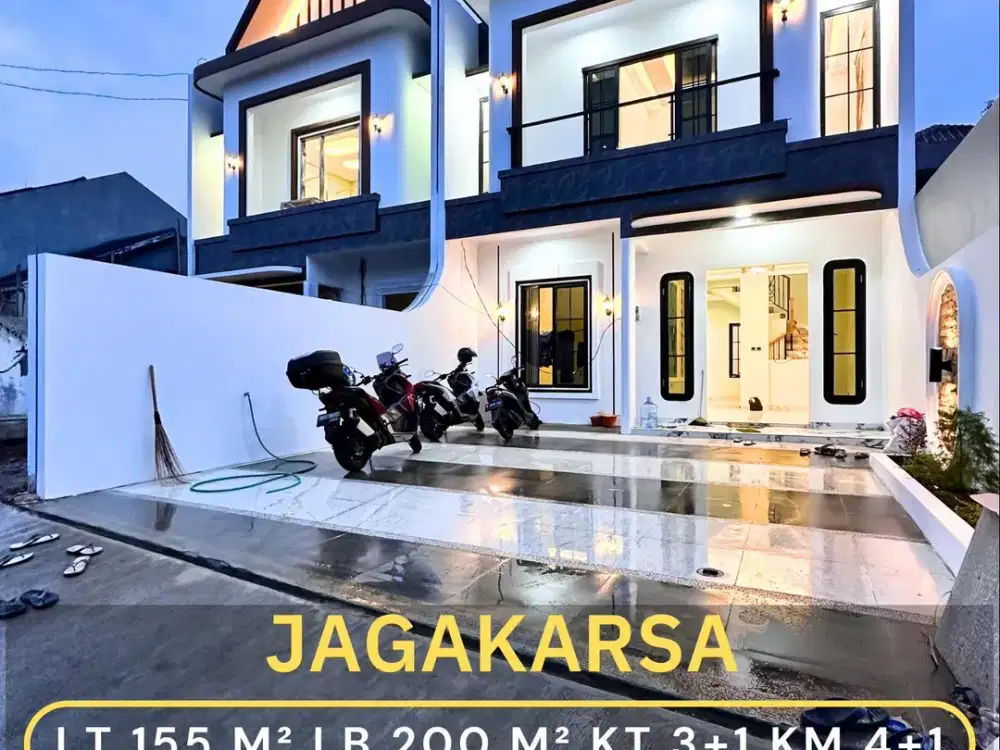 RUMAH BARU KEREN SCANDINAVIAN SIAP HUNI DI JAGAKARSA JAKARTA SELATAN
