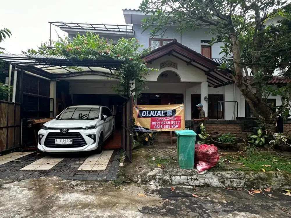 Dijual Rumah 2,5 lantai Luas di Komplek Timah Cinere, Depok