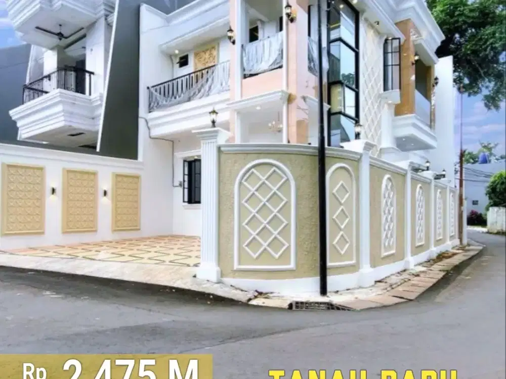 MBV292 Rumah Baru 2 Lt Modern Classic Nempel Jagakarsa di Tanah Baru