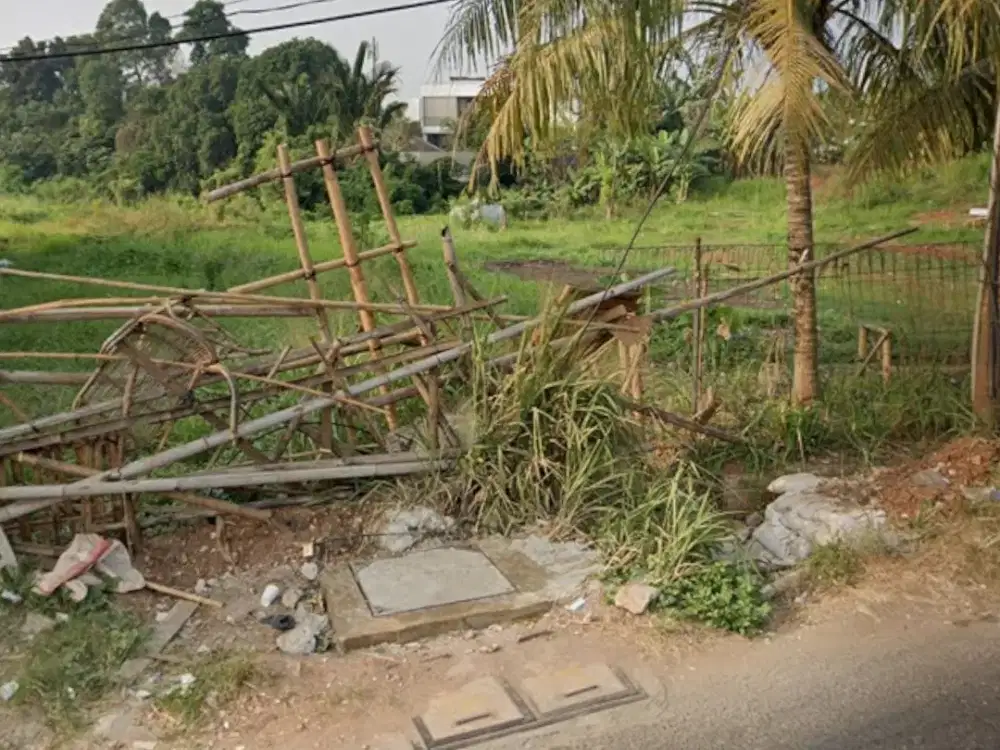 Kavling 10.810m2 di jalan raya Serua Tangerang Selatan