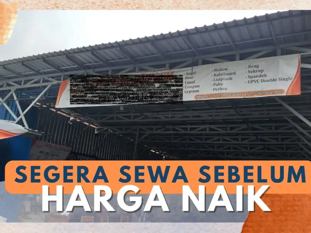 SEWA TANAH & BANGUNAN UNTUK USAHA KOTA KEDIRI