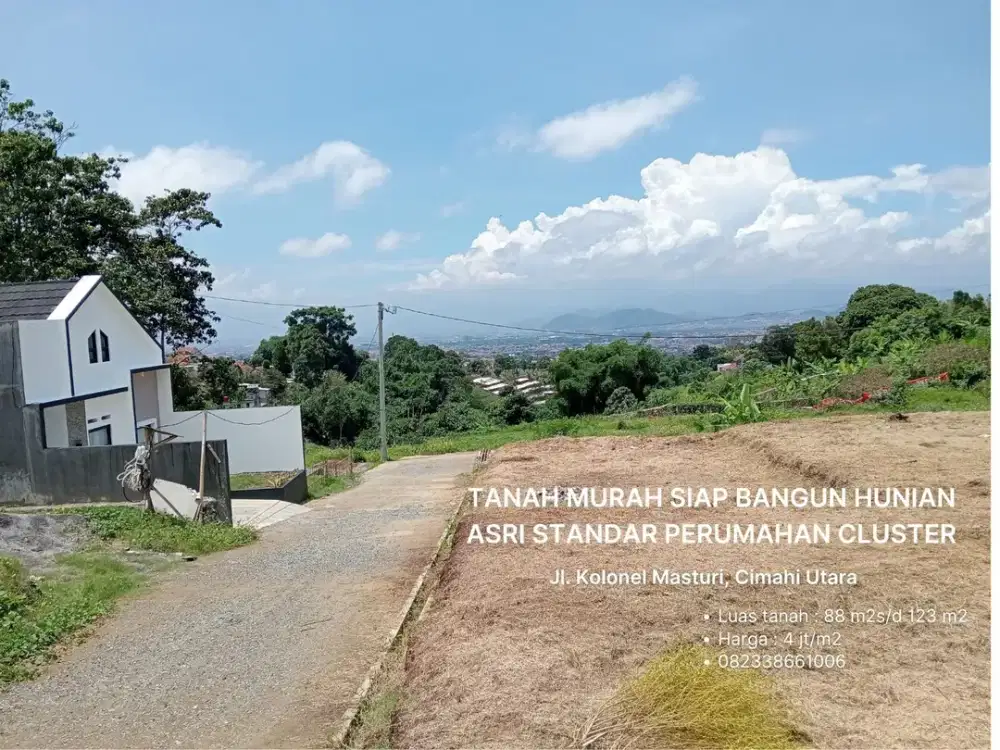 Tanah Kavling Siap Bangun Sertifikat SHM