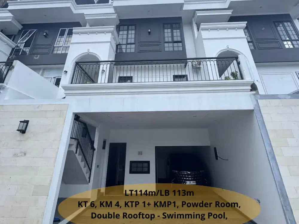 RUMAH PRIVATE LIFT DAN KOLAM RENANG PRIBADI DI PEJATEN