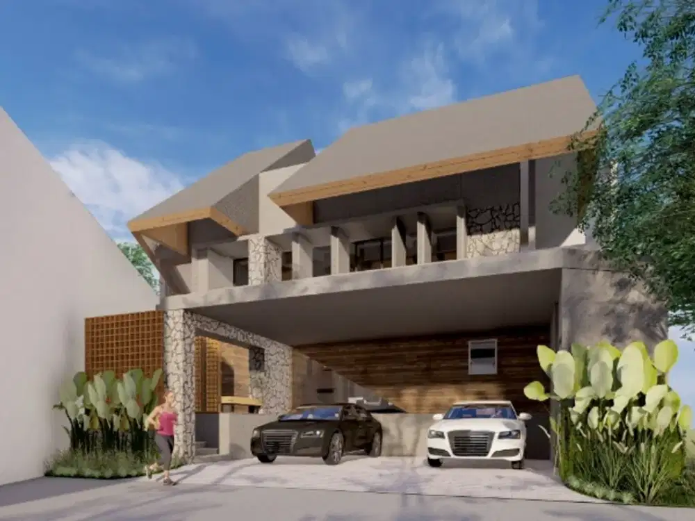 Dijual kavling siap bangun sudah ada desainnya di kebayoran bintaro sektor 7