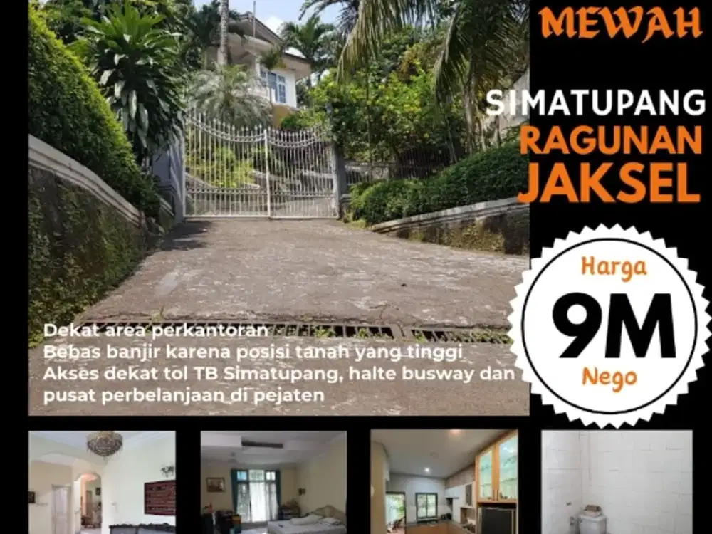 DIJUAL RUMAH MEWAH DI SIMATUPANG RAGUNAN JAKSEL