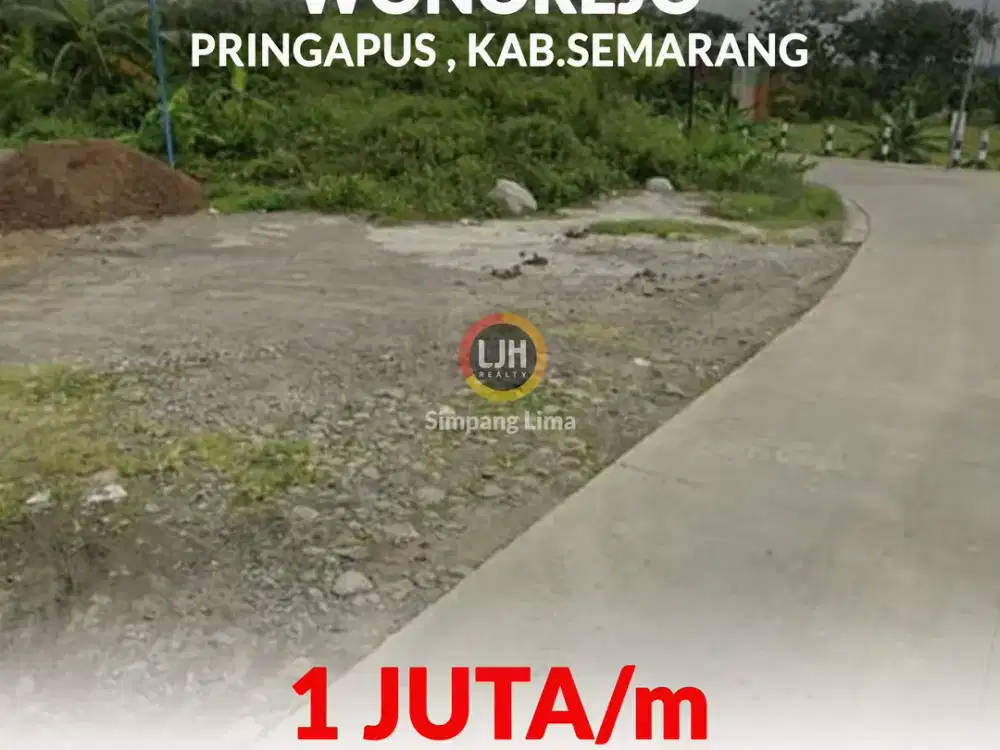 TANAH INDUSTRI DIJUAL WONOREJO, PRINGAPUS, KAB. SEMARANG