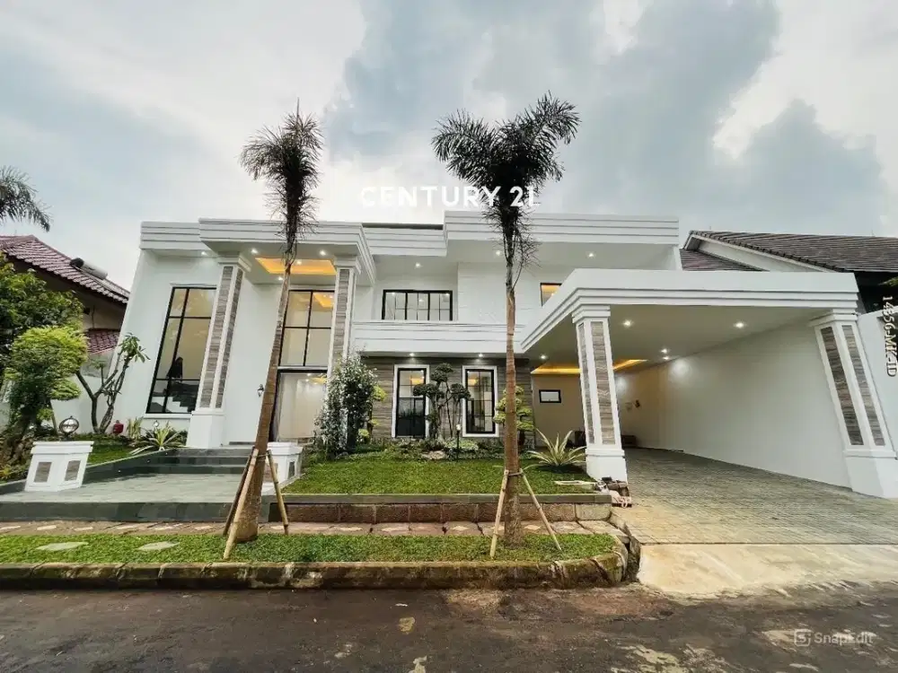 Dijual rumah hadap timur  brandnew ada kolam renang sektor 8 bintaro