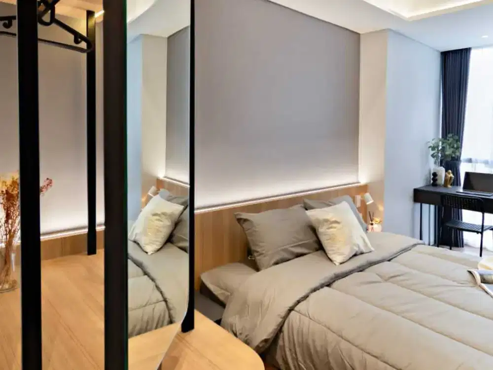 DISEWA APARTEMEN PACIFIC GARDEN FULL FURNISH & DECOR LT 21 ALAM SUTERA