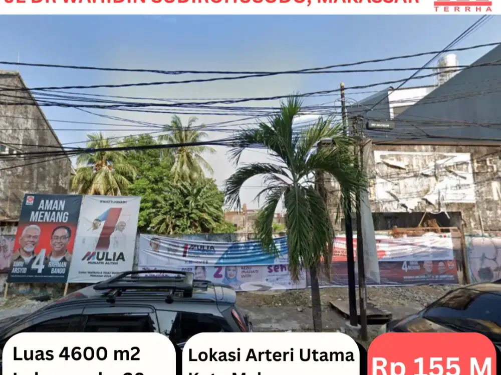 DIJUAL CEPAT KAVLING KOMERSIAL JL DR WAHIDIN SUDIROHUSODO, MAKASSAR, S
