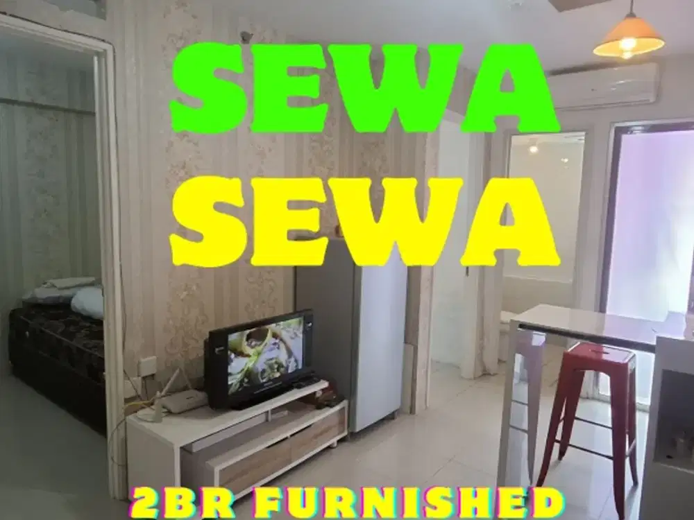 SEWA BAYAR BULANAN 2BR FURNISHED TOWER F BASSURA CITY