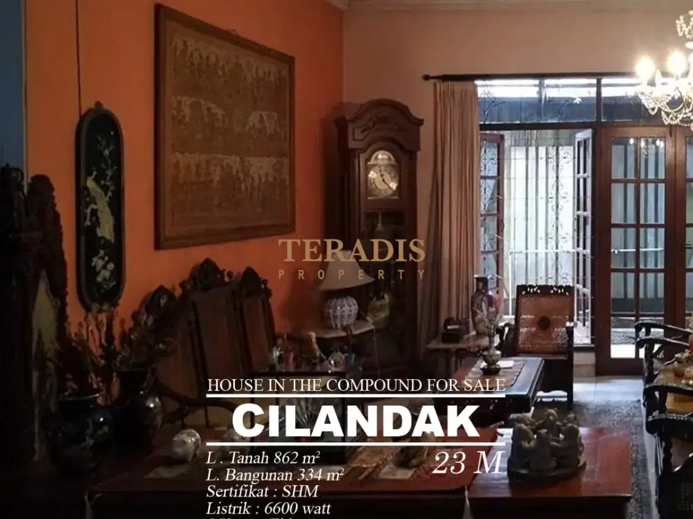 DIJUAL RUMAH 1 LANTAI DAERAH CILANDAK