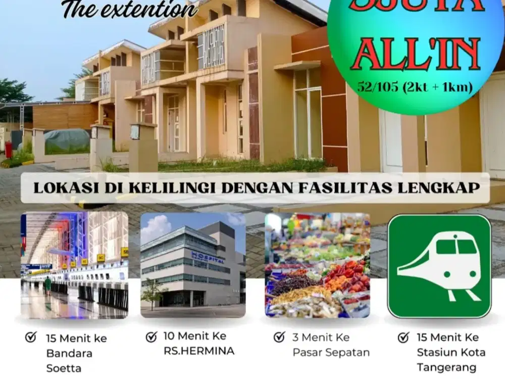 Grandcity extention bayar 5 juta ready stok