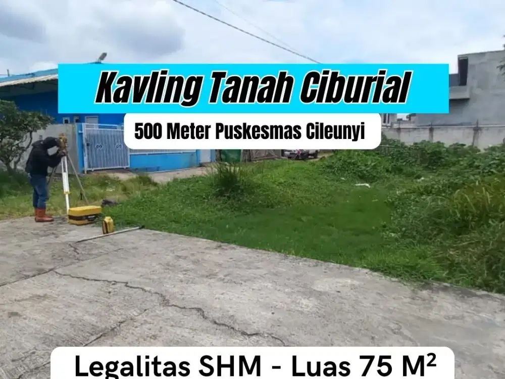 Tawaran Perdana! Tanah Kapling 70-an m2 500 meter Puskesmas Cileunyi